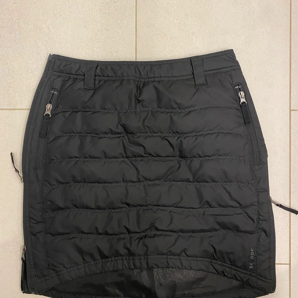 Skhoop Black Short Down Skirt - Picture 1 of 11